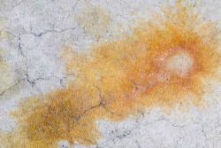 concrete rust stain